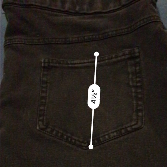 Black Jean Jeggings - Picture 4 of 4